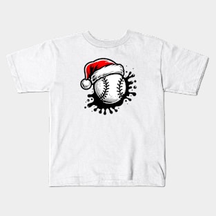 Baseball Christmas Kids T-Shirt